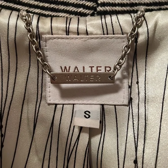 WALTER BY WALTER BAKER Tweed Crop Suit Jacket - Picture 5 of 8